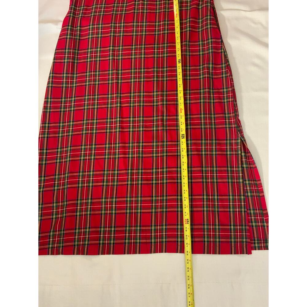 HOUSE OF MBR RED TARTAN BOUVIER LONG $385 NWT SIZE XL - Picture 12 of 14
